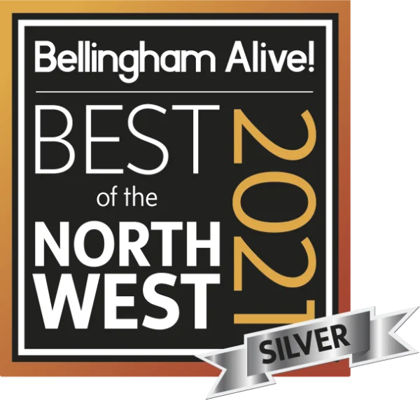badge-BONW-Winner-2021-Silver Award badge for Bellingham Alive! Best of the Northwest 2019 Silver winner